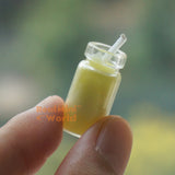 Miniature Yellow REAL Candle in Glass | REAL Functioning Dollhouse Shop