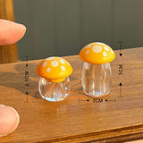 Miniature Kawaii Mushroom Spice Jar (Set of 2) | Mini Cooking Shop