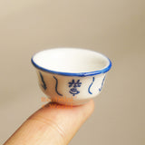 Miniature Hand-Painted Porcelain Bowl | Tiny REAL Food Cooking Shop