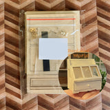 Miniature Wooden Counter Cabinet | DIY Miniature Craft Material Shop