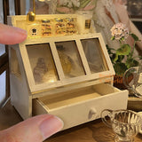 Miniature Wooden Counter Cabinet | DIY Miniature Craft Material Shop