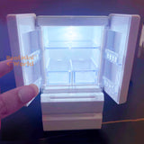 Miniature Two Doors Fridge (light function only) | Mini Kitchen Shop