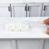 Miniature Food Container Box in White | Mini Food REAL Cooking SHOP