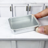 Miniature Food Container Box in Grey | Mini Food REAL Cooking SHOP