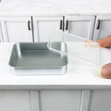 Miniature Food Container Box in Grey | Mini Food REAL Cooking SHOP