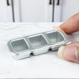 Miniature Food Container Box in Grey | Mini Food REAL Cooking SHOP