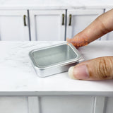 Miniature Food Container Box in Grey | Mini Food REAL Cooking SHOP