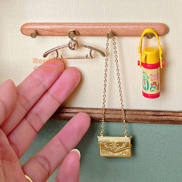 Miniature Wood Wall Hanger Scale 1:6 | Dollhouse Miniature Shop