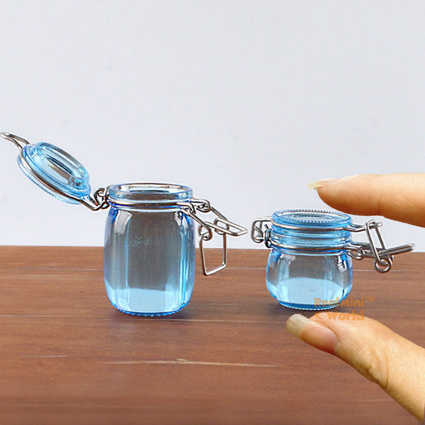 Miniature REAL Jar With Hinged Lid in Pink | Tiny Food Cooking Shop ...