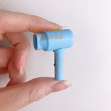 Miniature REAL Functioning Hair Dryer (Pastel Blue) | Dollhouse Shop
