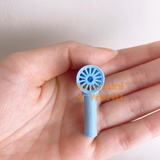 Miniature REAL Functioning Hair Dryer (Pastel Blue) | Dollhouse Shop
