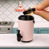 Miniature REAL Bubble Tea Store's Dispenser (Pink) | Tiny Food Cooking Shop