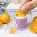 Miniature REAL Electric Citrus Squeezer (Purple) | Tiny Cooking Shop