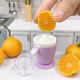Miniature REAL Electric Citrus Squeezer (Purple) | Tiny Cooking Shop