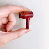 Miniature REAL Functioning Hair Dryer (Red) | Dollhouse Miniature Shop