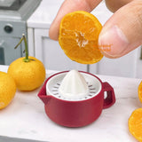Miniature REAL Manual Citrus Squeezer (Red) | Tiny Food Cooking Shop