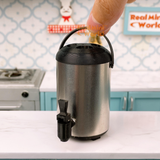 Miniature REAL Bubble Tea Store's Dispenser | Mini Food Cooking Shop