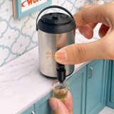 Miniature REAL Bubble Tea Store's Dispenser | Mini Food Cooking Shop