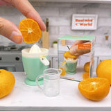 Miniature REAL Electric Citrus Squeezer (Mint) | Mini Cooking Shop