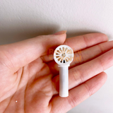 Miniature REAL Functioning Hair Dryer (White) | Dollhouse Shop
