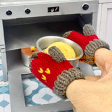 Miniature Cooking Mittens | Mini  Food Cooking Shop