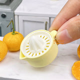 Miniature REAL Manual Citrus Squeezer (Yellow) | Tiny Food Cooking Shop