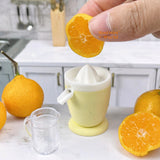 Miniature REAL Electric Citrus Squeezer (Yellow) | Mini Cooking Shop