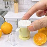 Miniature REAL Electric Citrus Squeezer (Yellow) | Mini Cooking Shop