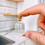 Miniature Cocktail Glass Bottle with Cork | Mini Cooking Shop