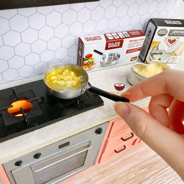 Real Working Miniature Cooking Kitchen Set Can Cook Real Mini Food
