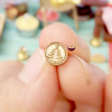 Miniature REAL Wax Seal Stamp Set 1:12 Scale | Functioning Tiny Shop | Real Mini World | Dollhouse miniature