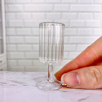 Miniature Cordial Ripple Glass | Mini Cooking Store