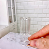 Miniature Cordial Ripple Glass | Mini Cooking Store