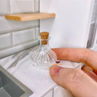 Miniature Glass Round Potion Bottle | Tiny Cooking Shop