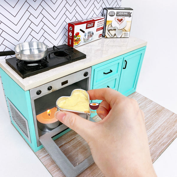 Miniature Cooking Set for Real Food Making 1 Set Miniature Baking Tools Play Baking Tool Set Tiny House Mini Kitchen Decoration Accessories, Size