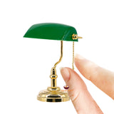 Miniature REAL Functioning Retro Style Desk Lamp | Miniature Shop