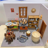 REAL Mini Kitchen Set Can Cook Real Mini Food Include All Cookware Set in  Picture for Cook Real Tiny Food 