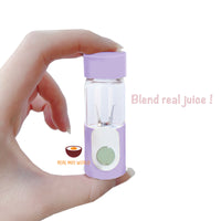 Miniature real juicer blender in purple : make real mini juice | tiny blendjet