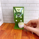 Miniature Real Working Matcha Latte Dispenser | Mini Cooking Shop