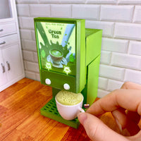Miniature Real Working Matcha Latte Dispenser | Mini Cooking Shop