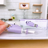 Miniature Real Vacuum Cleaner Pastel Purple | Mini Cooking Shop