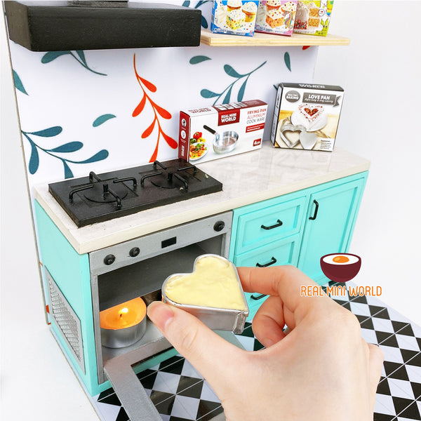 Mini 2in1 REAL Baking & Cooking Kitchen Set Tosca Retro (BONUS: Cookware  Set)