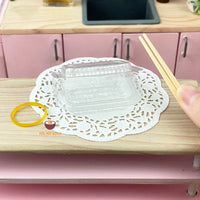 Miniature Cooking Food Box Container for Takeaway Set | Mini Cooking Set
