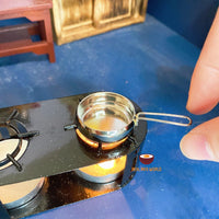 1:12 Miniature candle tiny cooking stove : cook real mini food1:12 Miniature candle tiny cooking stove : cook real mini food