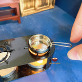 1:12 Miniature candle tiny cooking stove : cook real mini food1:12 Miniature candle tiny cooking stove : cook real mini food