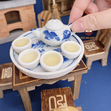 Miniature chinese tea set : brew and pour real tea