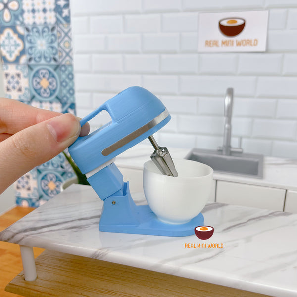 Miniature Baking Real Working 2in1 Hand & Stand Mixer Blue