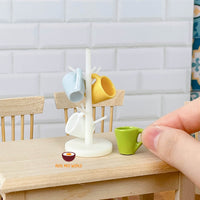 Miniature Kitchen Mug Rack Set
