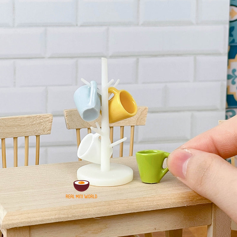 ミニチュアキッチンマグラックセット｜Real Mini World：ミニ