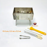 Miniature tiny cooking stove charcoal grill bbq